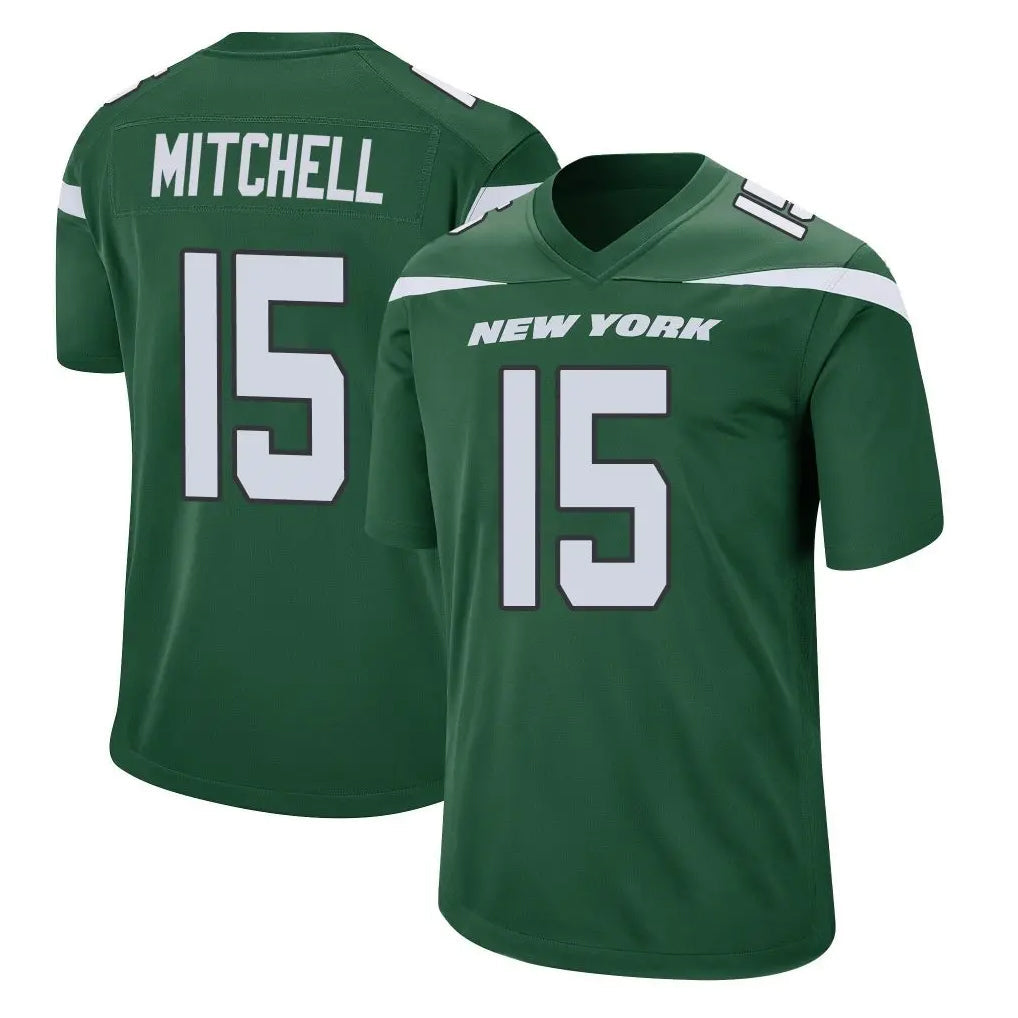 Ndoa NY.Jets #15 Adonai Mitchell Player Green Home Game Stitched Jerseys
