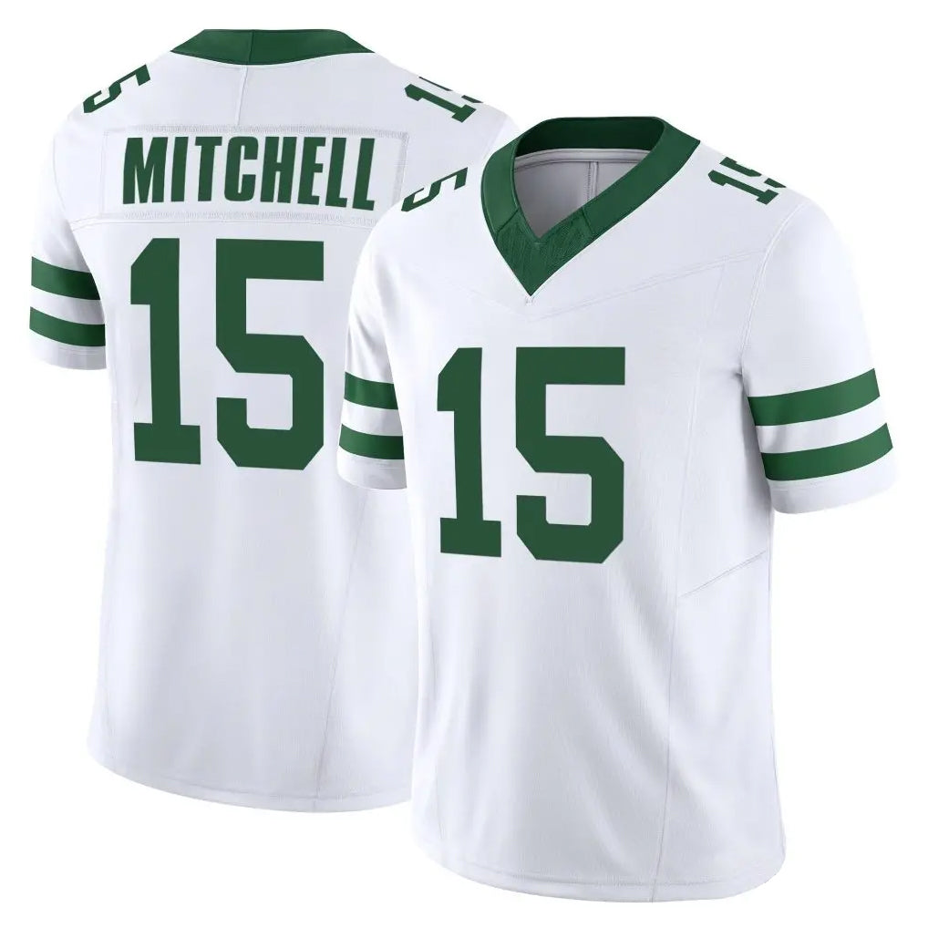 Ndoa NY.Jets #15 Adonai Mitchell Player White Limited Classic Vapor F.U.S.E. Home Game Stitched Jerseys