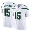 Ndoa NY.Jets #15 Adonai Mitchell Player White Limited Vapor F.U.S.E. Home Game Stitched Jerseys