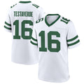 Ndoa NY.Jets #16 Vinny Testaverde Player White Home Game Stitched Jerseys