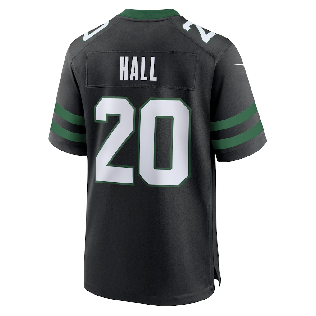 Ndoa NY.Jets #20 Breece Hall Legacy Black Alternate Game Stitched Jerseys