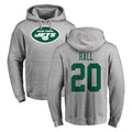 Ndoa NY.Jets #20 Breece Hall Player Gray LOGO Pullover Hoodies Limited Game Stitched Jerseys