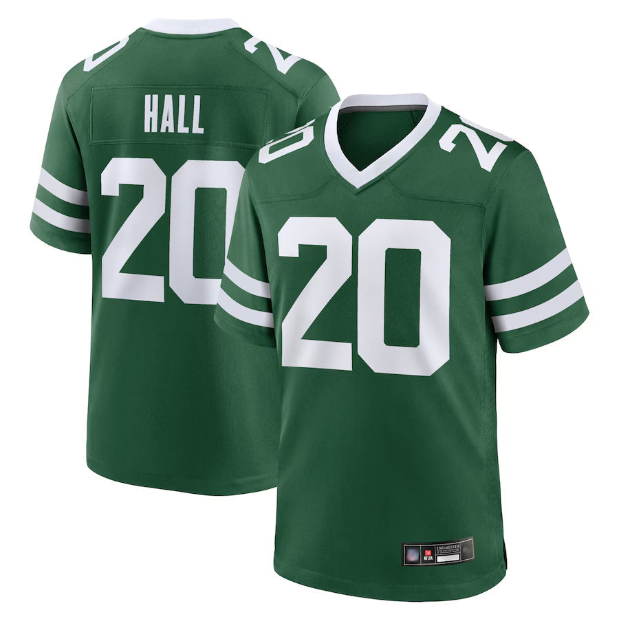 Ndoa NY.Jets #20 Breece Hall Player Home Game Jerseys - Gotham Green Stitched Jerseys