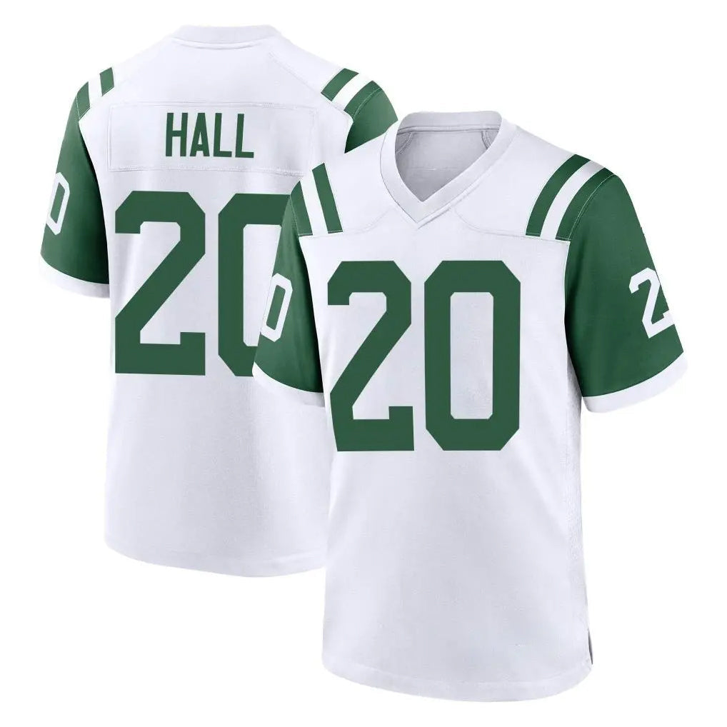 Ndoa NY.Jets #20 Breece Hall Player White Classic Home Game Stitched Jerseys