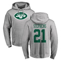 Ndoa NY.Jets #21 Brandon Stephens Player Gray LOGO Pullover Hoodies Limited Game Stitched Jerseys