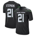 Ndoa NY.Jets #21 Brandon Stephens Player Stealth Black Home Game Stitched Jerseys