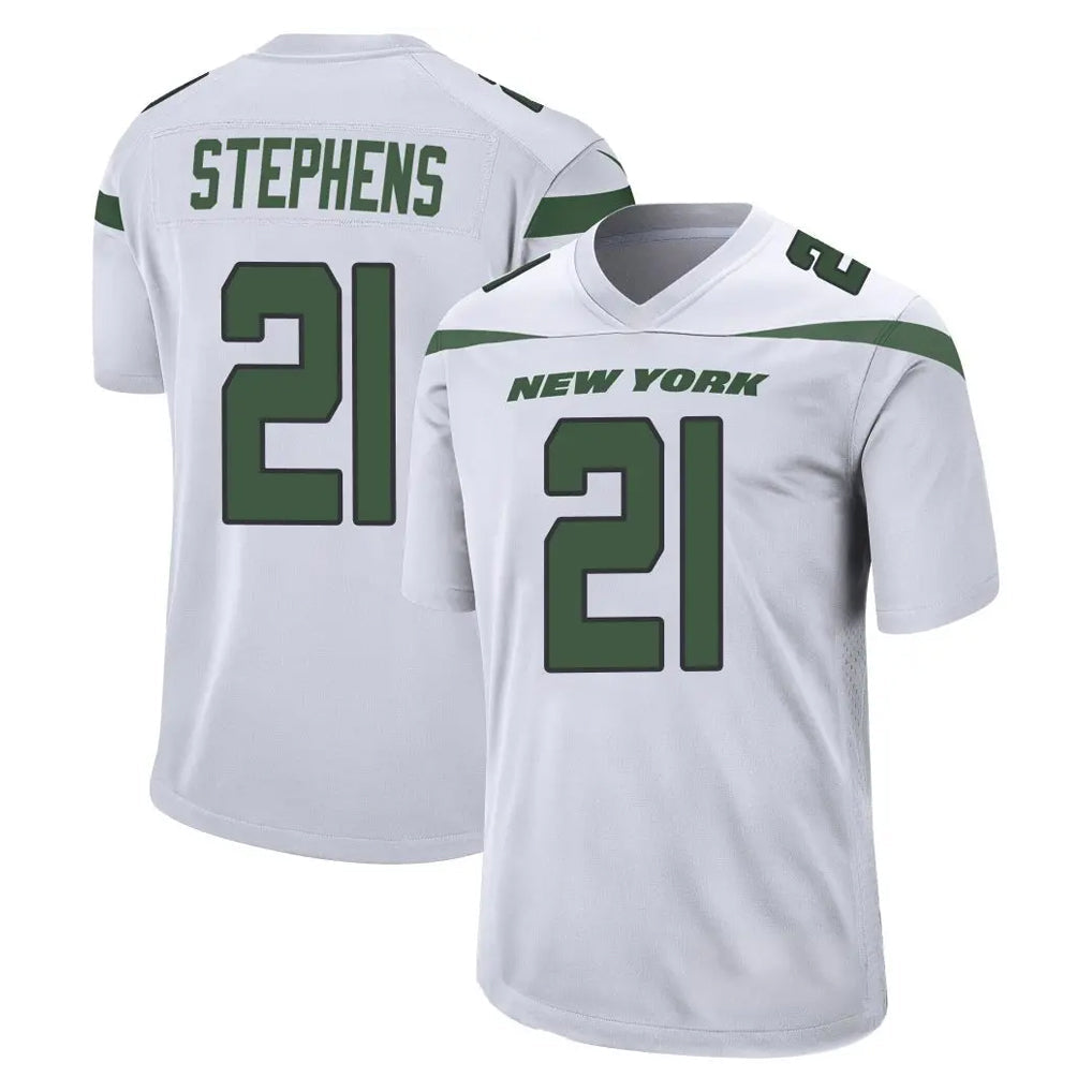 Ndoa NY.Jets #21 Brandon Stephens Player White Spotlight Home Game Stitched Jerseys