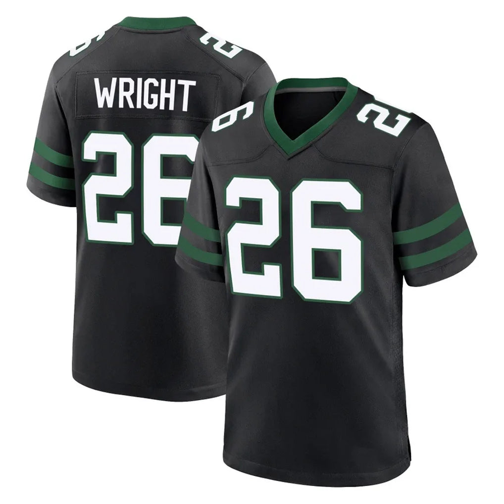 Ndoa NY.Jets #26 Nahshon Wright Player Black Legacy Home Game Stitched Jerseys