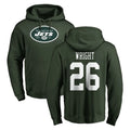 Ndoa NY.Jets #26 Nahshon Wright Player Green LOGO Pullover Hoodies Limited Game Stitched Jerseys