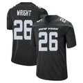 Ndoa NY.Jets #26 Nahshon Wright Player Stealth Black Home Game Stitched Jerseys