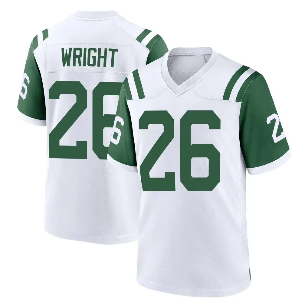 Ndoa NY.Jets #26 Nahshon Wright Player White Classic Home Game Stitched Jerseys