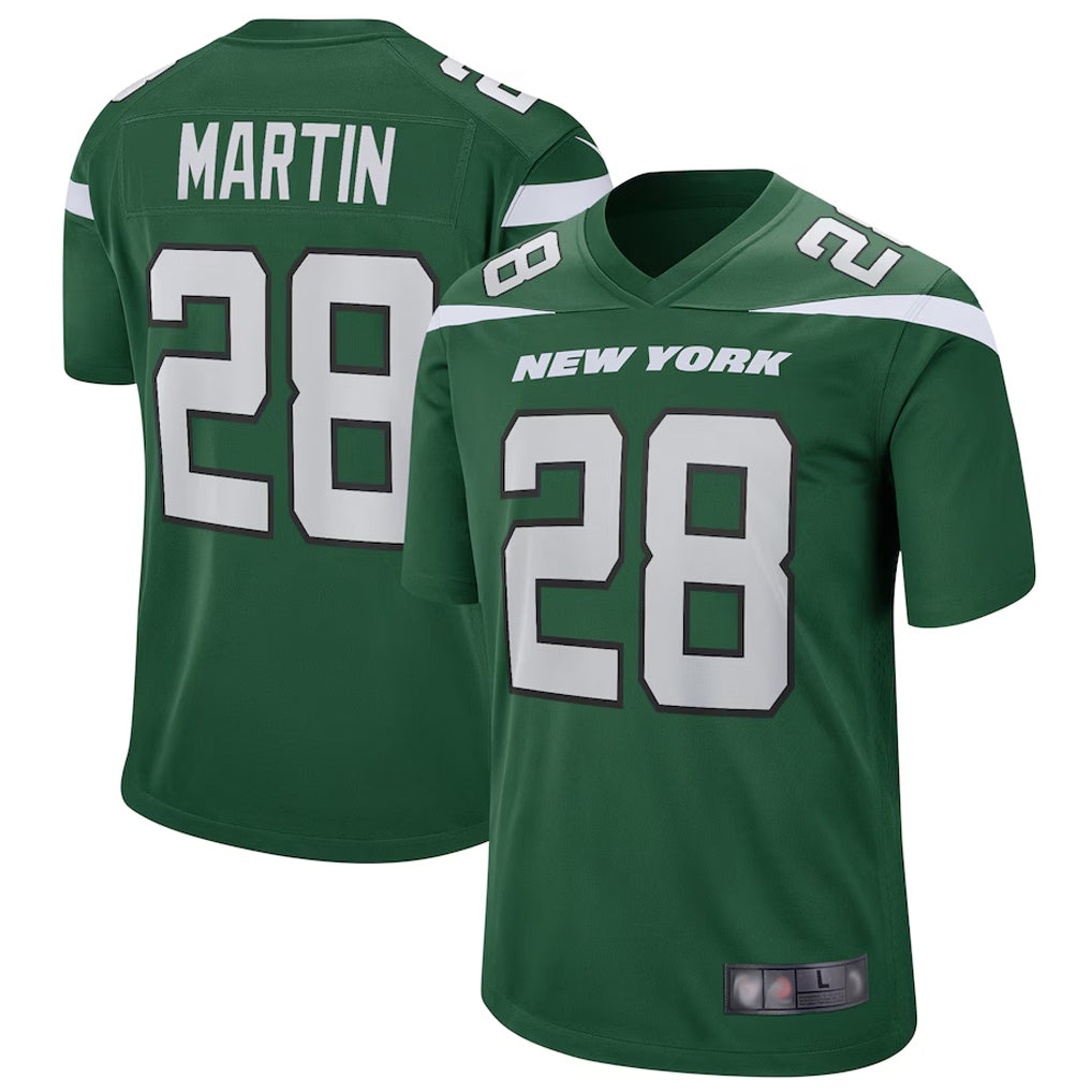 Ndoa NY.Jets #28 Curtis Martin Player Green Game Stitched Jerseys