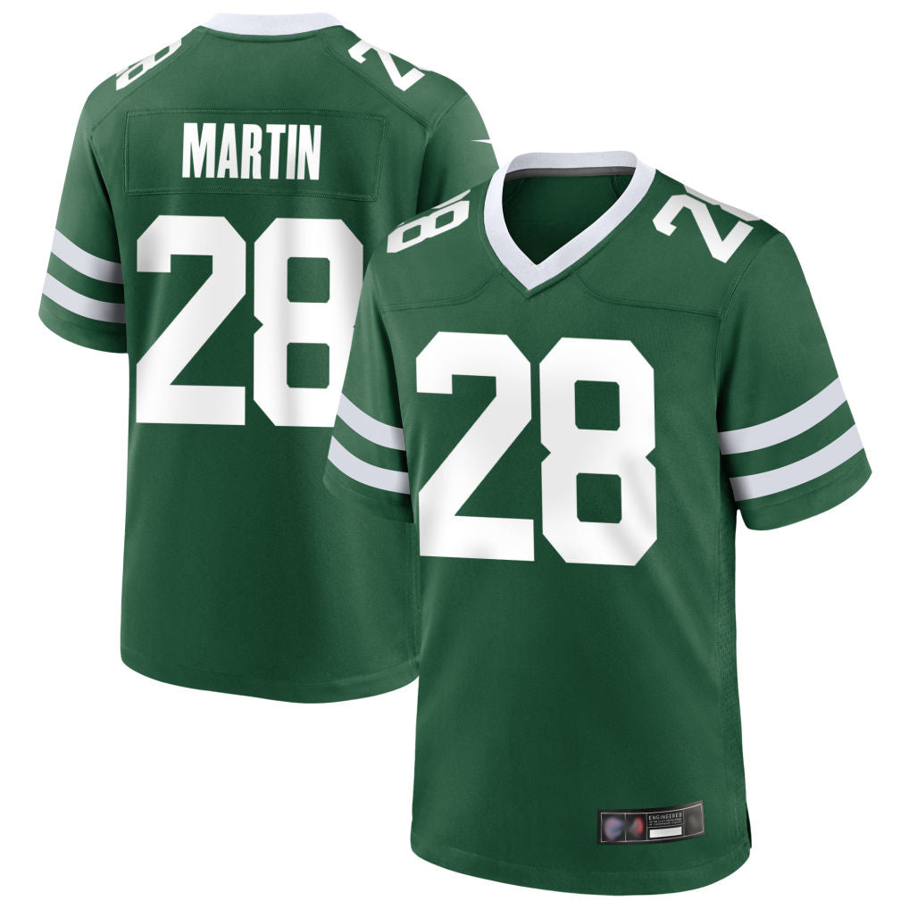 Ndoa NY.Jets #28 Curtis Martin Player Green Home Game Stitched Jerseys