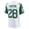 Ndoa NY.Jets #28 Curtis Martin White Retired Player Alternate Game Stitched Jerseys