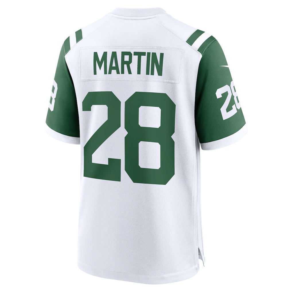 Ndoa NY.Jets #28 Curtis Martin White Retired Player Alternate Game Stitched Jerseys