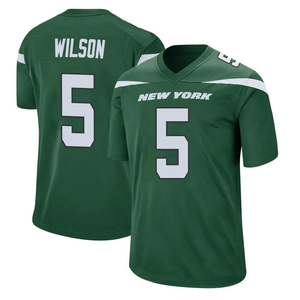 Ndoa NY.Jets #5 Garrett Wilson Player Green Game Stitched Jerseys
