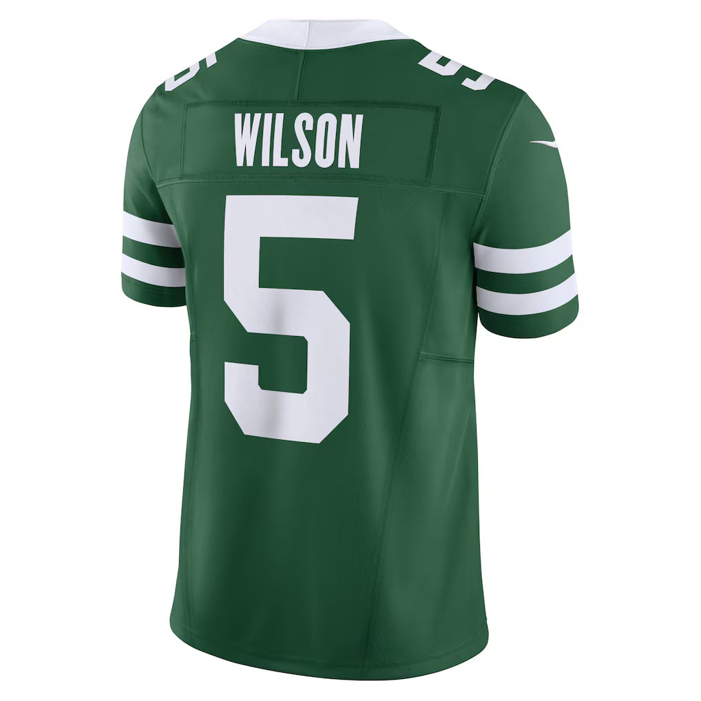 Ndoa NY.Jets #5 Garrett Wilson Player Legacy Green Vapor F.U.S.E. Limited Stitched Jerseys