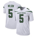 Ndoa NY.Jets #5 Garrett Wilson Player White Spotlight Home Game Stitched Jerseys