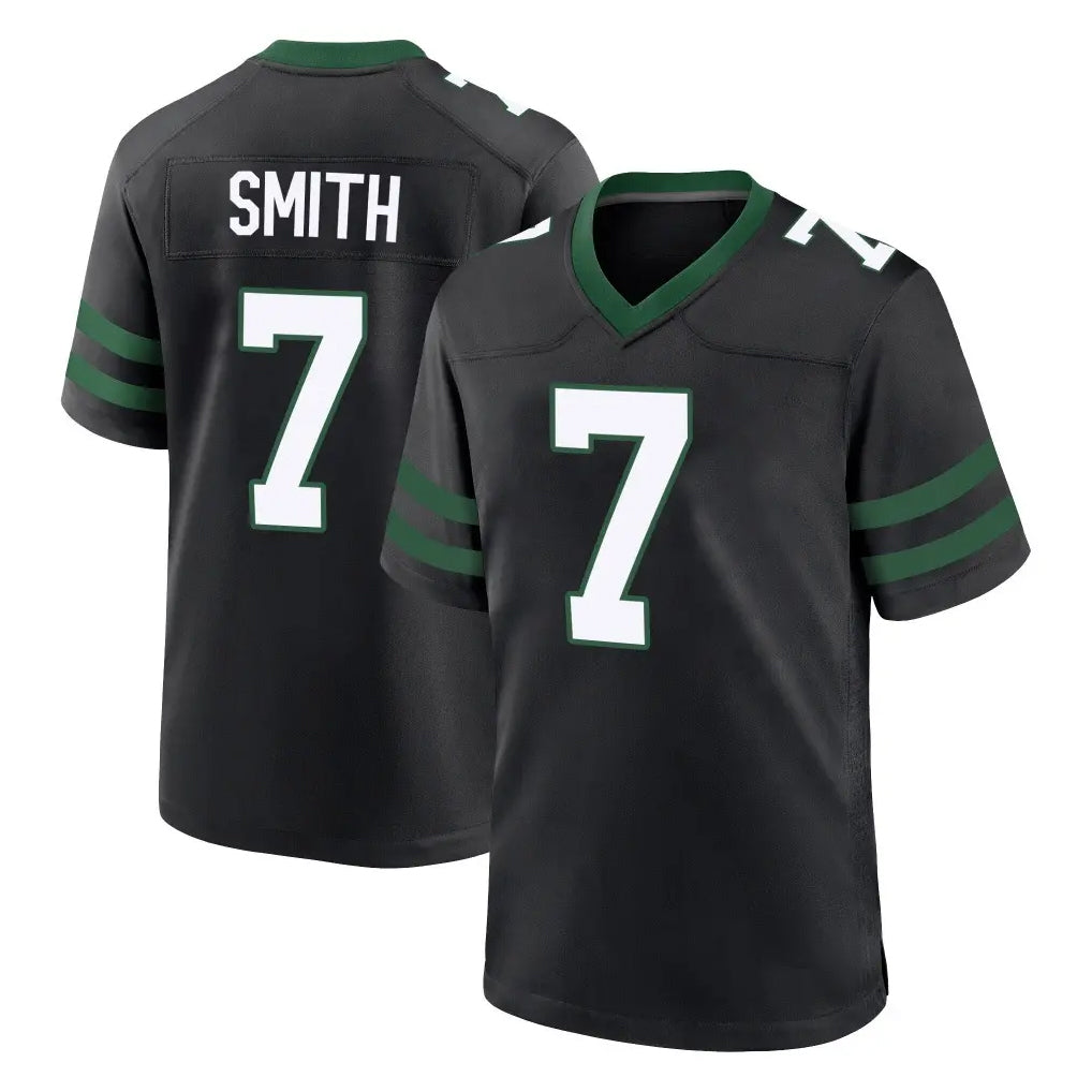 Ndoa NY.Jets #7 Geno Smith Player Black Legacy Home Game Stitched Jerseys