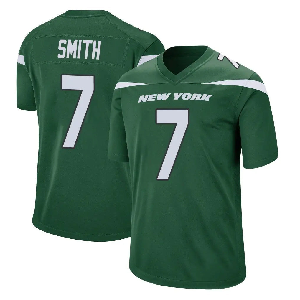 Ndoa NY.Jets #7 Geno Smith Player Green Home Game Stitched Jerseys