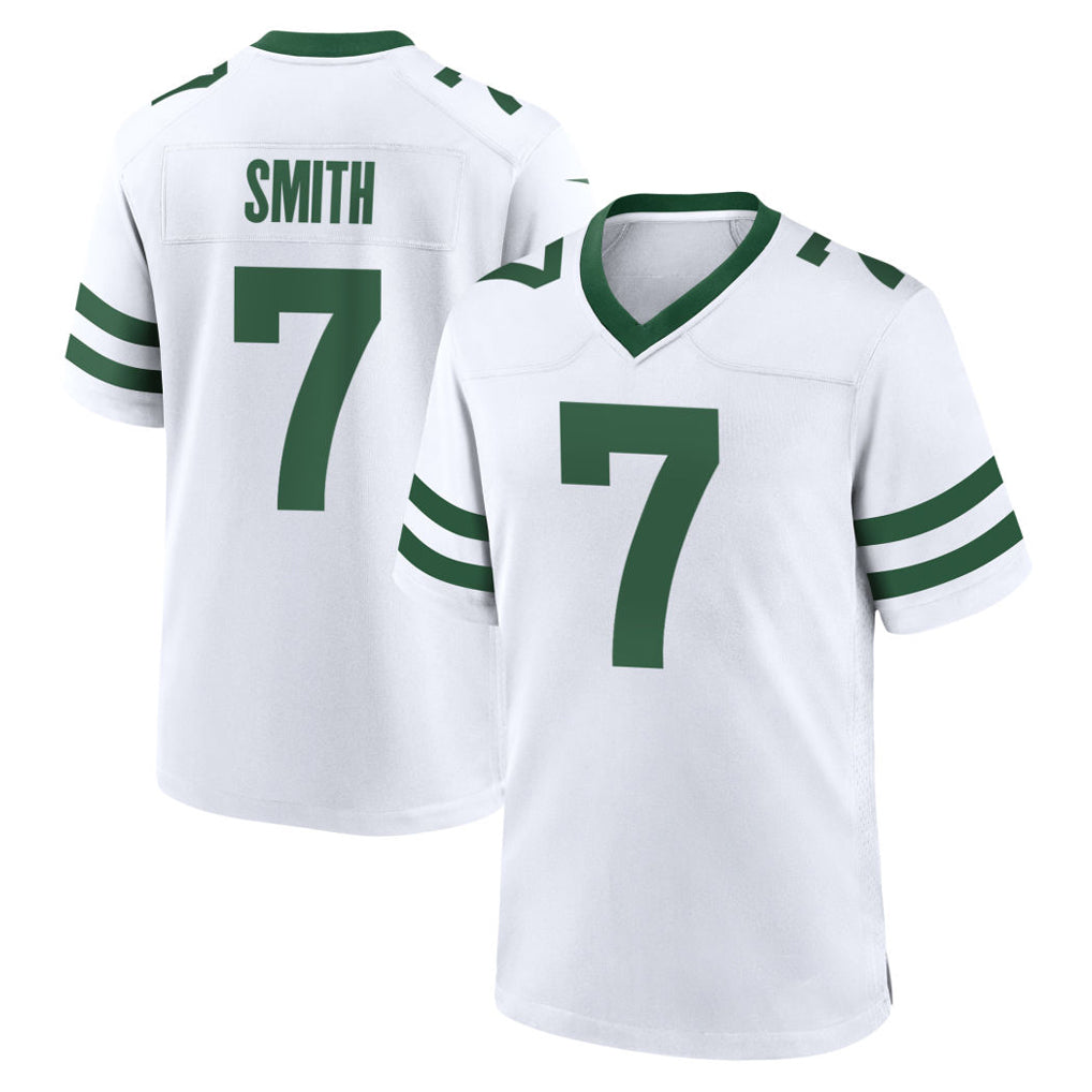 Ndoa NY.Jets #7 Geno Smith Player White Legacy Home Game Stitched Jerseys