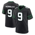 Ndoa NY.Jets #9 Will McDonald IV Player Black Legacy Home Game Stitched Jerseys