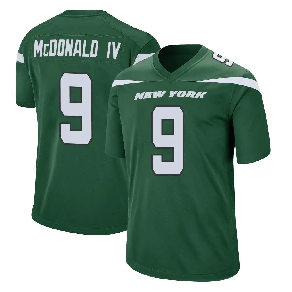 Ndoa NY.Jets #9 Will McDonald IV Player Green Home Game Stitched Jerseys