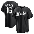 Ndoa NY.Mets #16 Dwight Gooden Player Black Home Game Stitched Jerseys