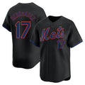 Ndoa NY.Mets #17 Keith Hernandez Player Black Alternate Home Limited Stitched Jerseys
