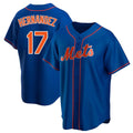 Ndoa NY.Mets #17 Keith Hernandez Player Royal Home Game Stitched Jerseys