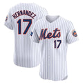 Ndoa NY.Mets #17 Keith Hernandez Player White Home Limited Elite Stitched Jerseys