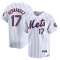 Ndoa NY.Mets #17 Keith Hernandez Player White Home Replica Stitched Jerseys