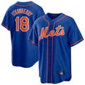 Ndoa NY.Mets #18 Darryl Strawberry Player Royal Home Game Stitched Jerseys