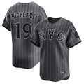 Ndoa NY.Mets #19 Bo Bichette Player Gray City Connect Limited Stitched Jerseys