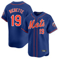 Ndoa NY.Mets #19 Bo Bichette Player Royal Home Limited Stitched Jerseys