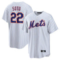 Ndoa NY.Mets #22 Juan Soto Player White Home Game Stitched Jerseys