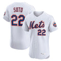 Ndoa NY.Mets #22 Juan Soto Player White Home Limited Elite Stitched Jerseys