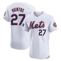 Ndoa NY.Mets #27 Mark Vientos Player White Home Limited Elite Stitched Jerseys