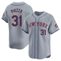 Ndoa NY.Mets #31 Mike Piazza Player Gray Road Limited Home Stitched Jerseys