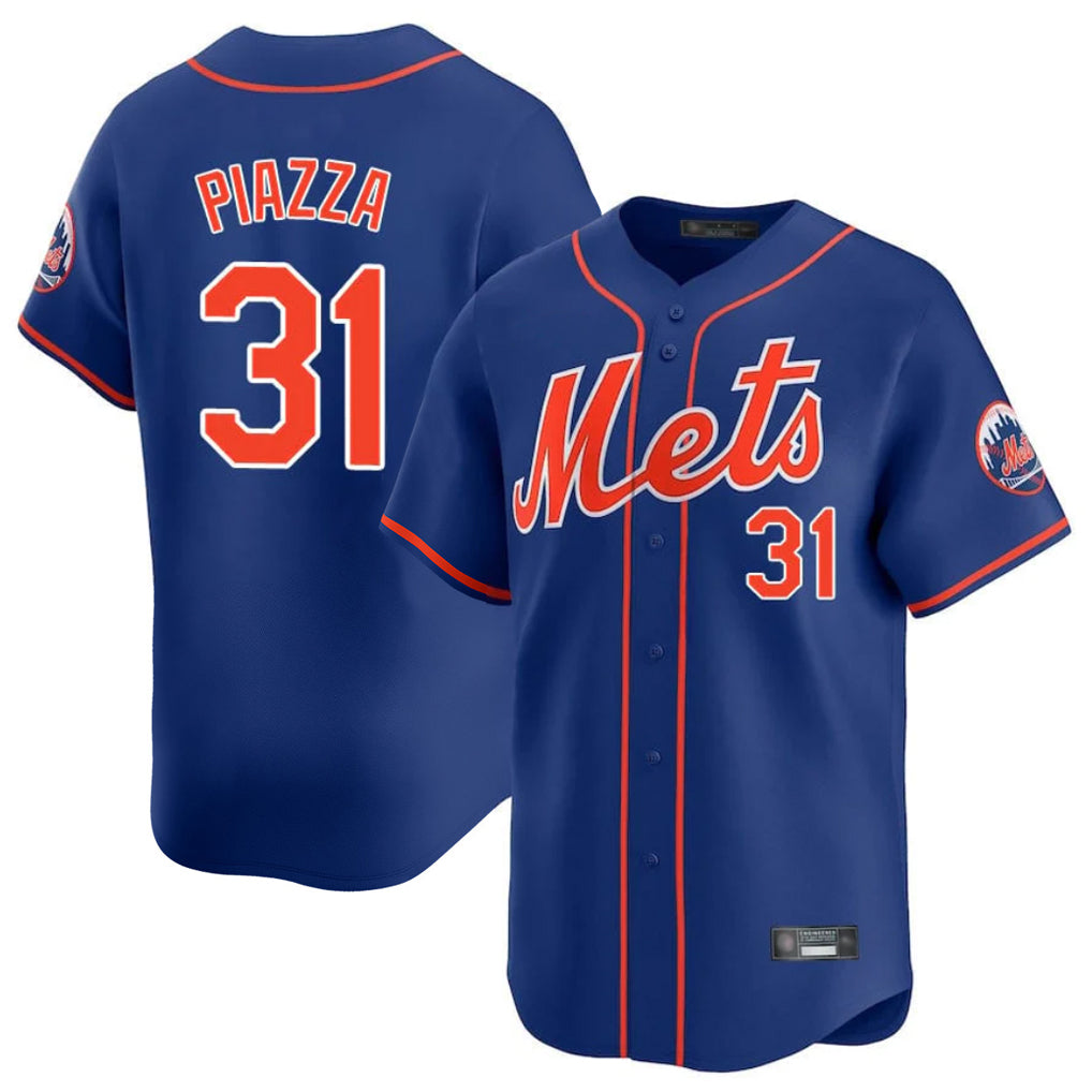Ndoa NY.Mets #31 Mike Piazza Player Royal Home Limited Stitched Jerseys