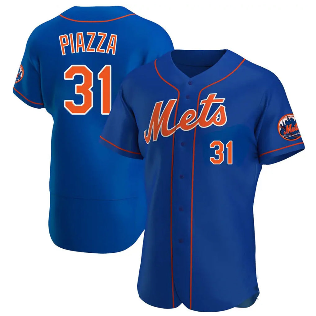 Ndoa NY.Mets #31 Mike Piazza Player Royal Limited Elite Home Stitched Jerseys