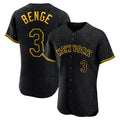 Ndoa NY.Mets #3 Carson Benge Player Black Snake Skin City Home Limited Elite Stitched Jerseys