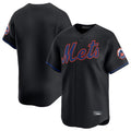 Ndoa NY.Mets Blank Player Black Alternate Home Limited Stitched Jerseys