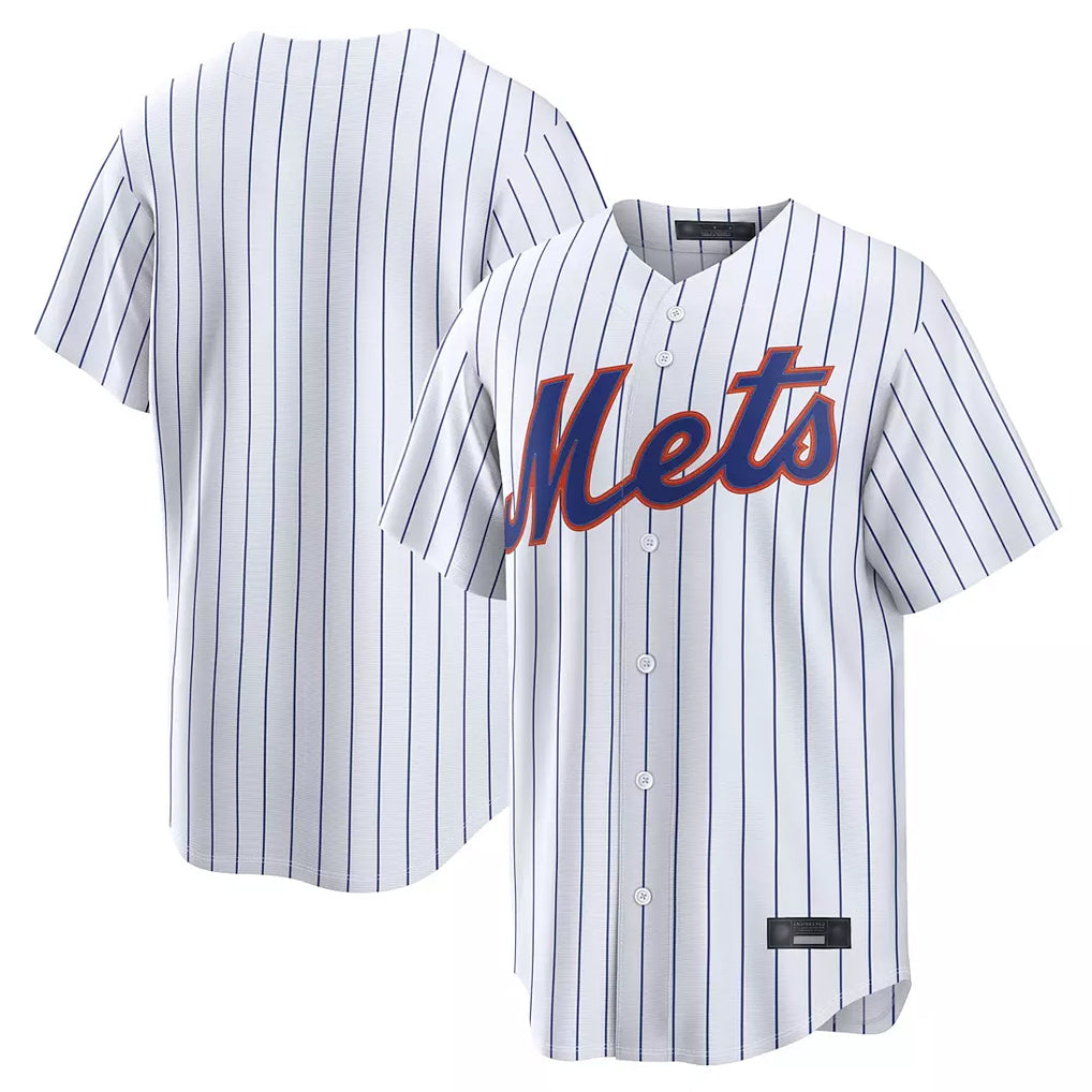 Ndoa NY.Mets Blank Player White Home Limited Stitched Jerseys