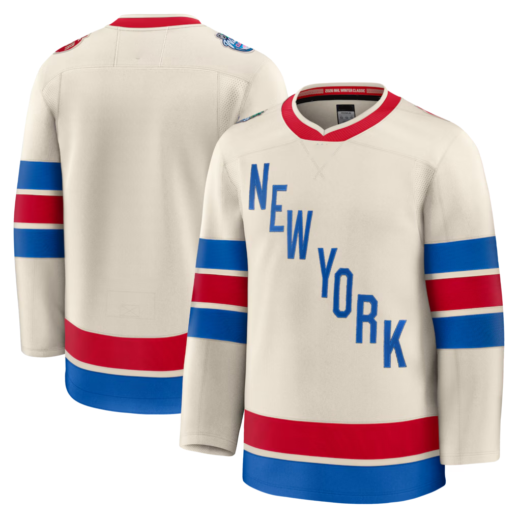 Ndoa NY.Rangers Beige 2026 Winter Classic Premium Jerseys