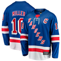 Ndoa NY.Rangers #10 JT Miller Blue Home Captain's Patch Breakaway Jerseys