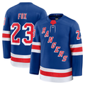 Ndoa NY.Rangers #23 Adam Fox Blue Home Premium Jerseys