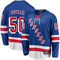 Ndoa NY.Rangers #50 Will Cuylle Blue Home Premier Breakaway Player Jerseys