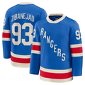 Ndoa NY.Rangers #93 Mika Zibanejad Blue Centennial Premium Jerseys
