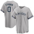 Ndoa NY.Yankees #0 Marcus Stroman Player Gray Road Game Stitched Jerseys